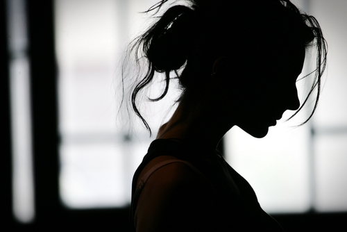 Uber Sexual Assault Victim, silhouette of woman