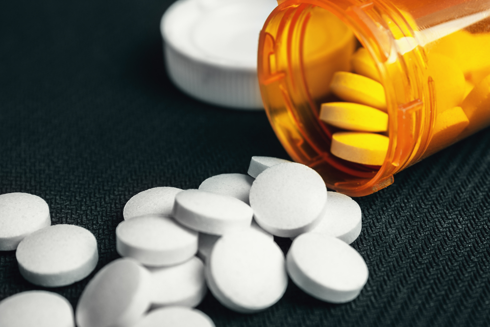 Metformin recall - pills spilling out of medicine bottle