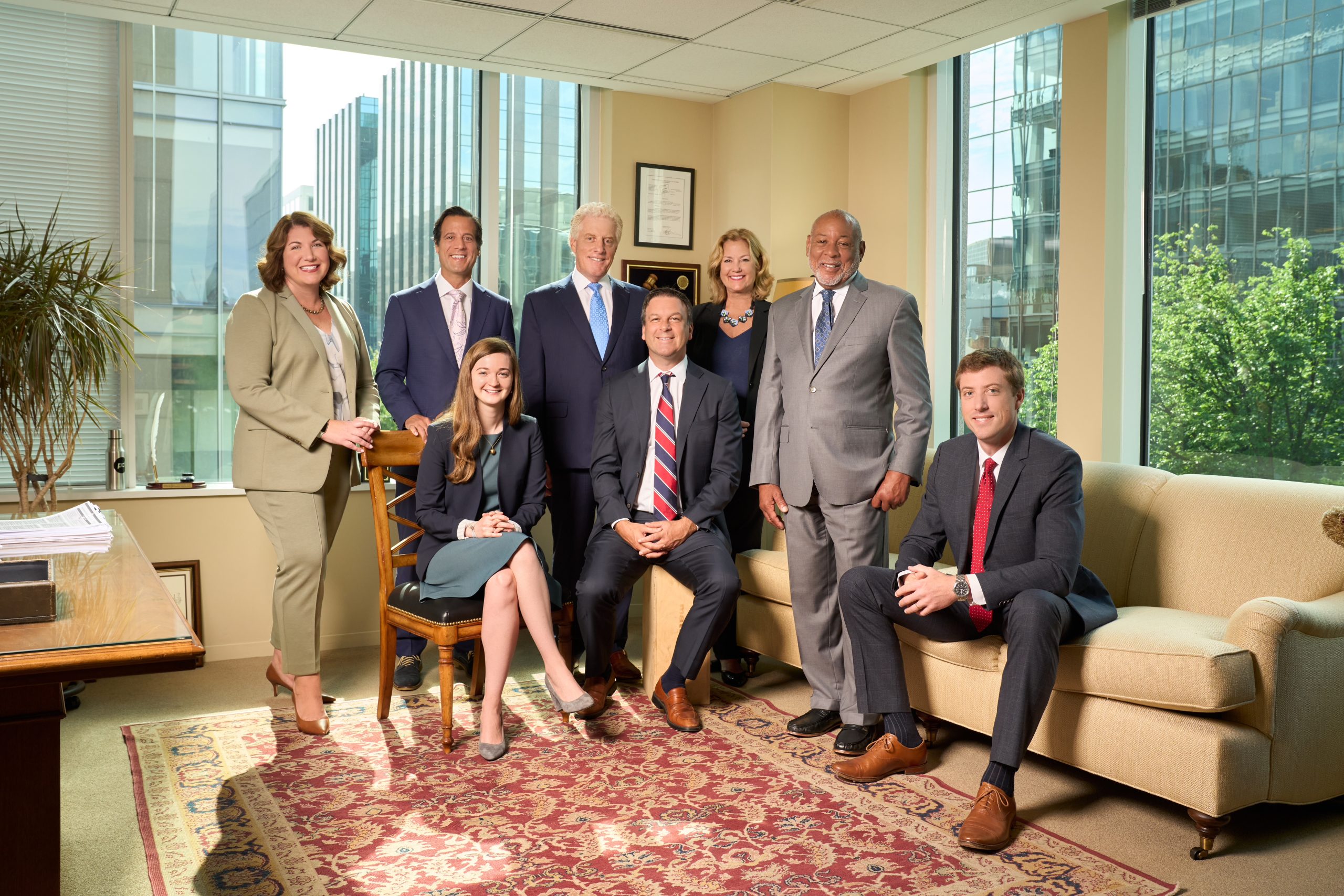 Group photo of Regan Zambri Long Lawyers