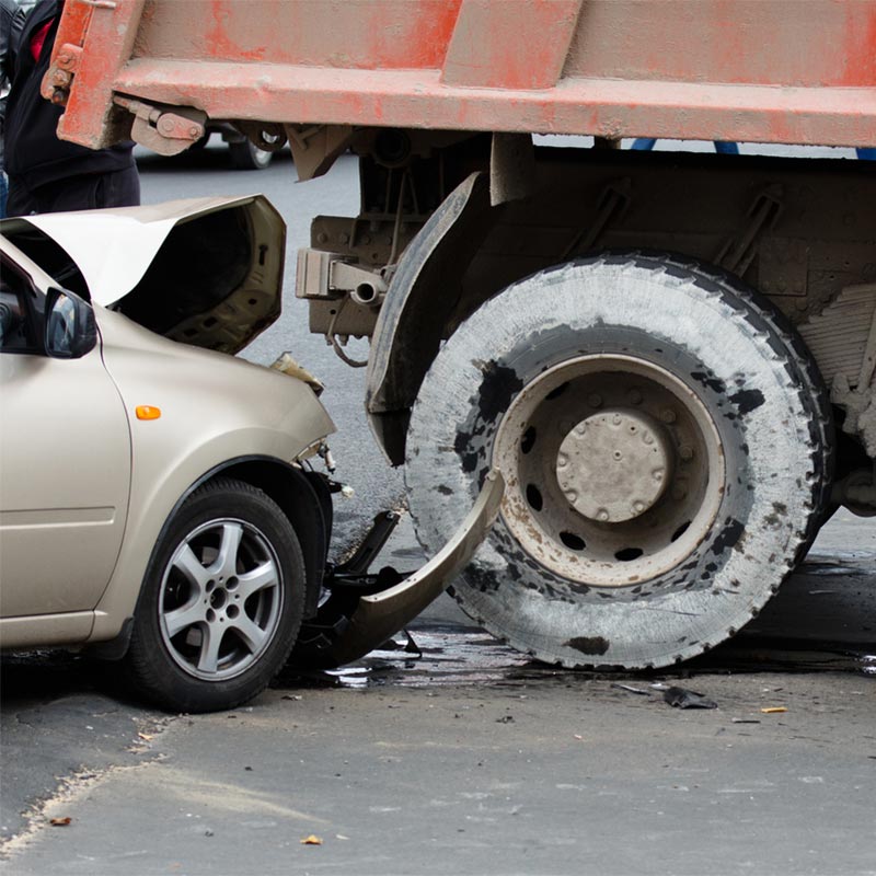 Virginia car accident lawyer, car underride truck accident