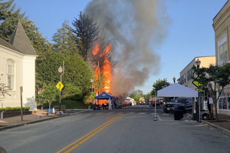 LAUREL, MD — Gas Leak Explosion Injures 1 Person & Cancels Main Street Festival